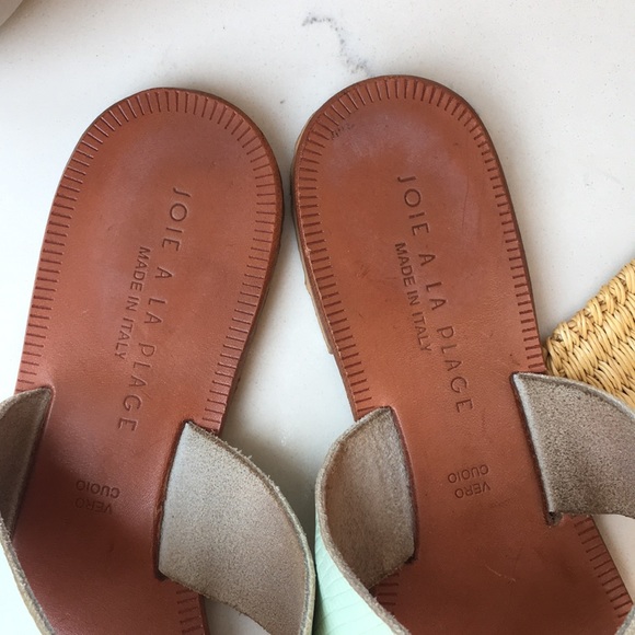Joie A La Pliage || Leather Slide ‘Sable 2’ Sandal - Picture 4 of 7